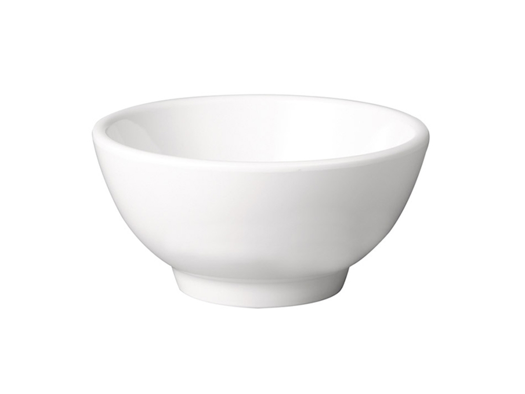 Melamin skål Hvid ca. Ø 5,5 cm, H: 4 cm 