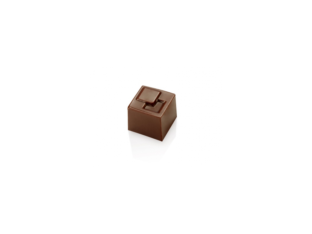 Chokoladeform 21 stk 10 g. 22x22x20 mm