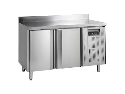 Frysedisk 2 låger m/bagkant GN1/1