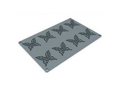Gourmand Silicone 30x20cm 8 stk Mariposa