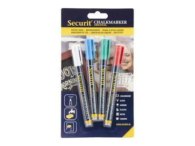 Tusch 4-pak forskellige farver