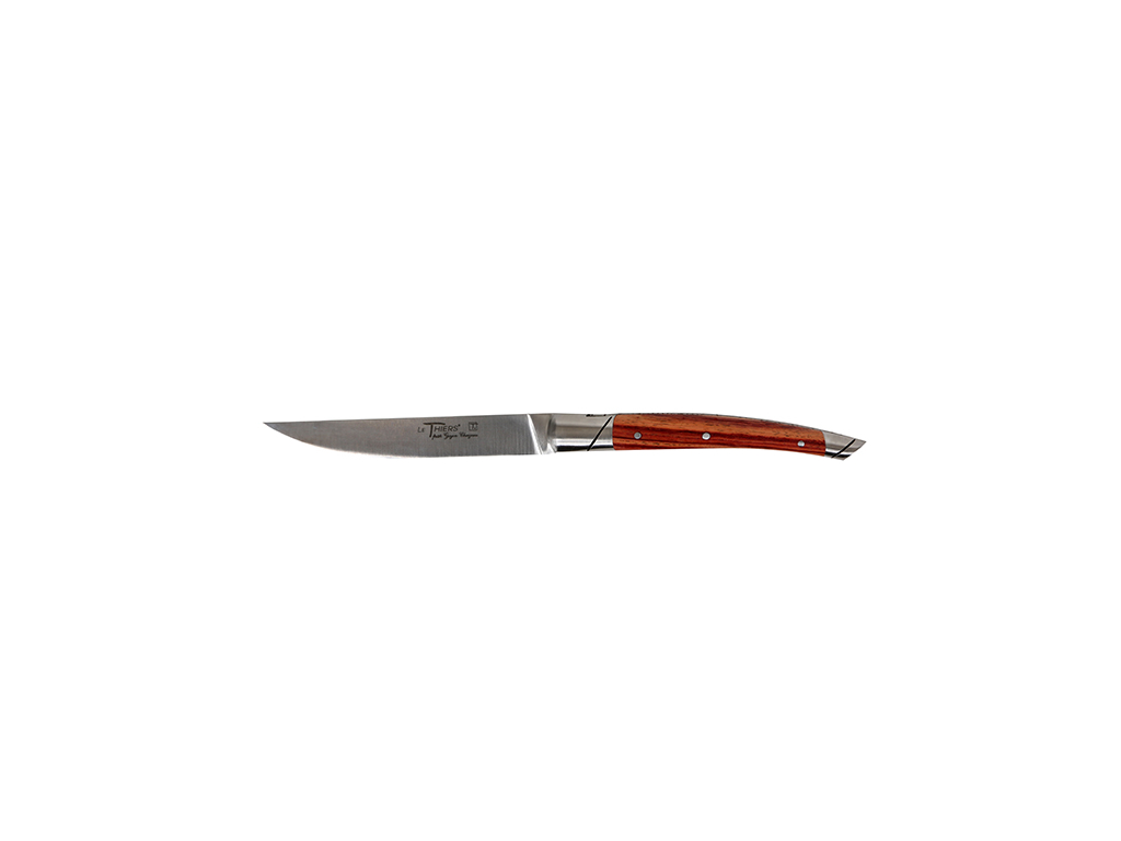 Steakkniv, Le Thiers Prestige, Skæfte af rosentræ Rose wood