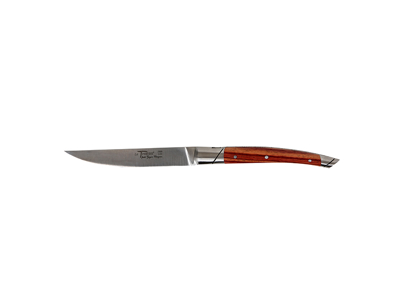 Steakkniv, Le Thiers Prestige, Skæfte af rosentræ Rose wood