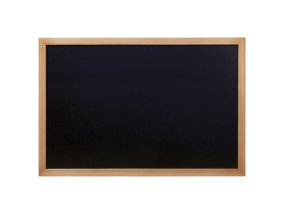 Tavle 60x80 cm teak lakeret træ ramme