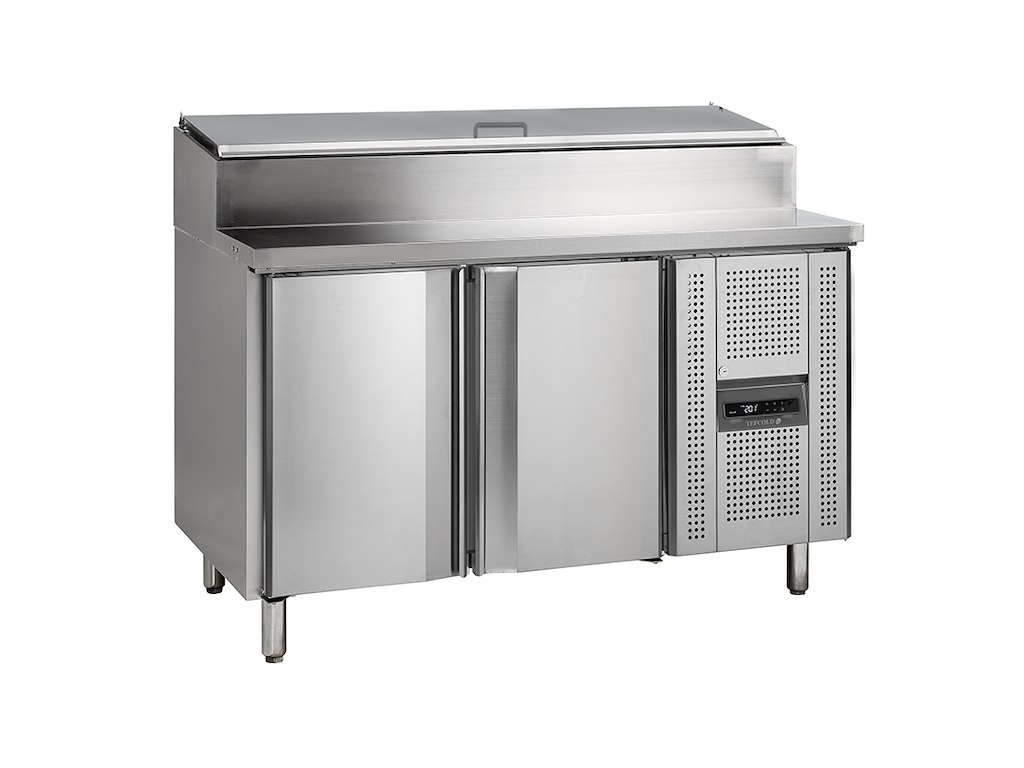 Saladette 2 låger GN1/1 opsats: 7xGN1/3