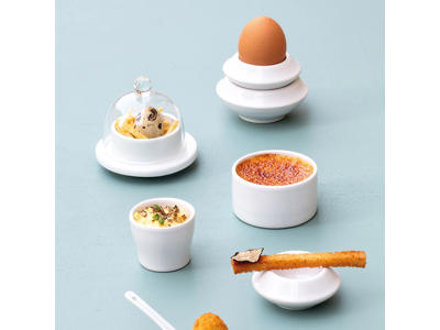 Skål Smør glaskuppel 9 cm Hvid Les Essentiels