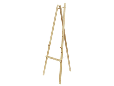 Staffeli til tavle 165 cm lyst træ 4 just