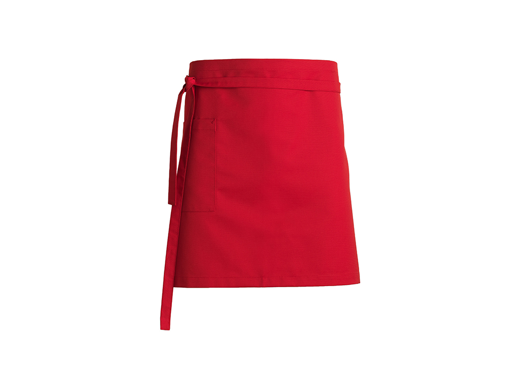 Forstykke med lomme rød 81x45 cm