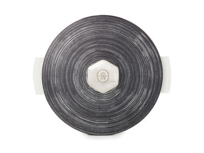 Låg til gryde Ø26 cm Uglaseret Sort/Sølv Revolution 2