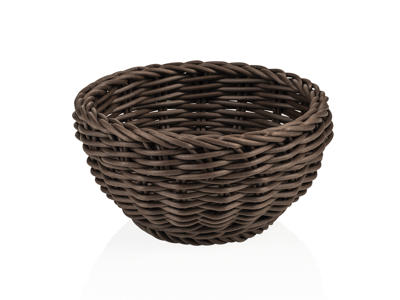 Brødkurv Brun Ø16 cm H8 cm Weaver Pro