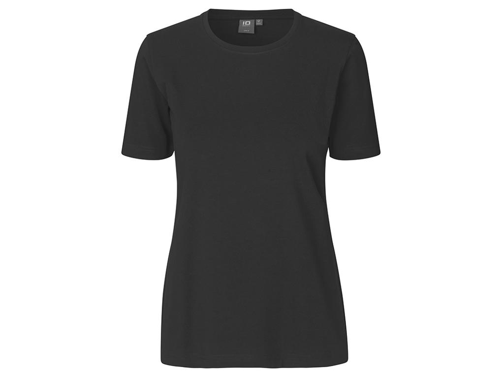 T-Shirt Stretch Komfort Dame Sort S