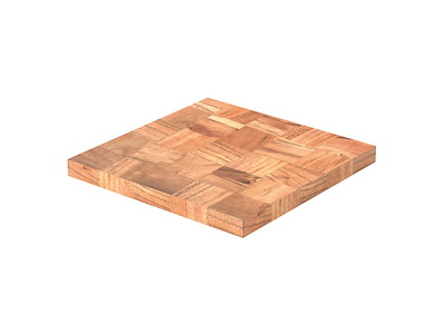 Skærebræt Træ Ternet 60x20x3cm