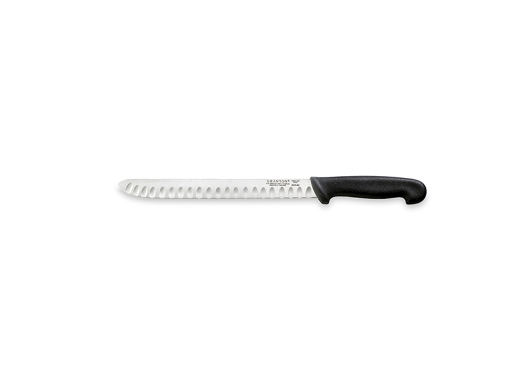 Universalkniv, 25 cm, Granton, Sort