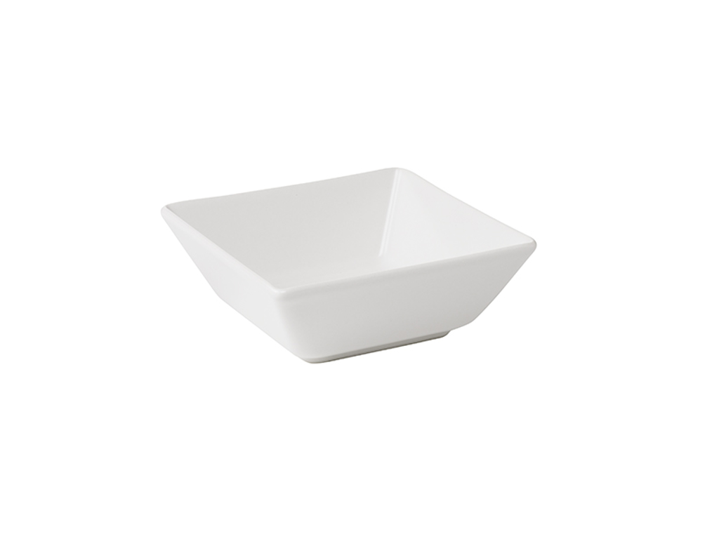 Quadro Skål kvadratisk 13x13 cm Hvid ste
