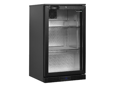 Backbar 1 Dør med håndtag Sort