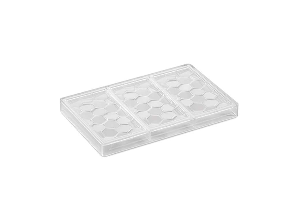 Chokoladeform 3stk 100g Pavé-plade 