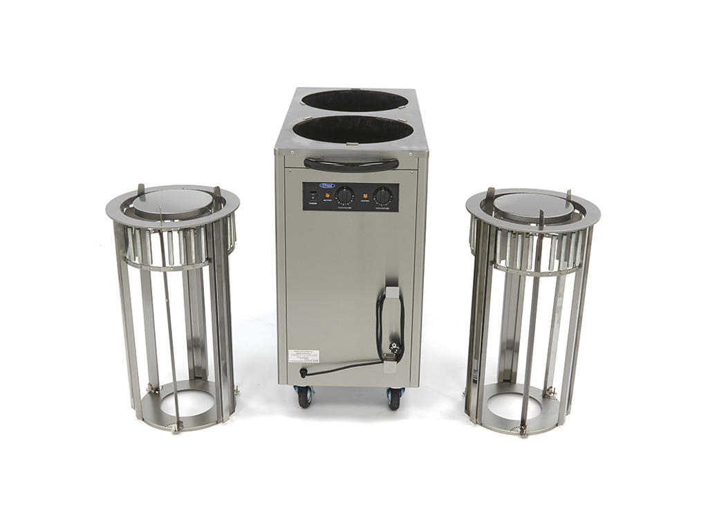 Tallerkenvarmer 2x40 stk Ø30 cm 