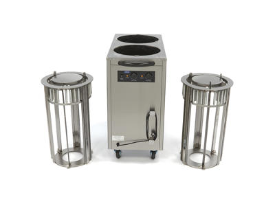 Tallerkenvarmer 2x40 stk Ø30 cm 