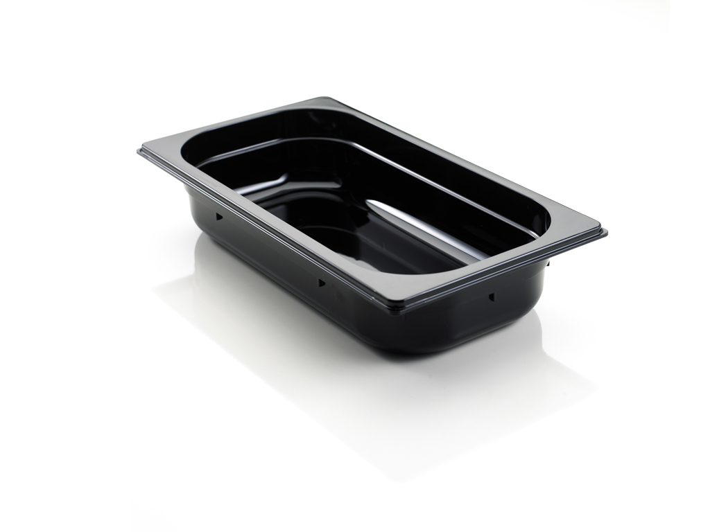 Kantine Polycarbonat Sort 1/1 GN 10 cm