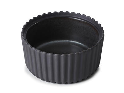 Skål 10 cl Sort Glat Metal Pekoe