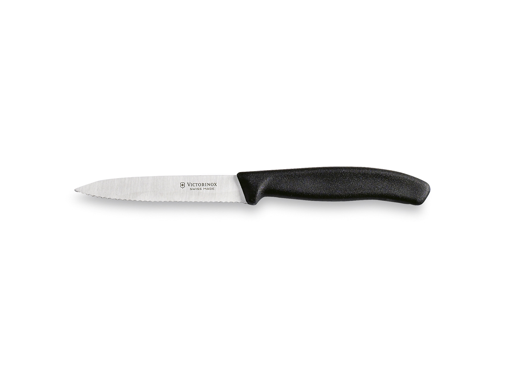 Urtekniv, 10 cm, Victorinox, med bølgeskær
