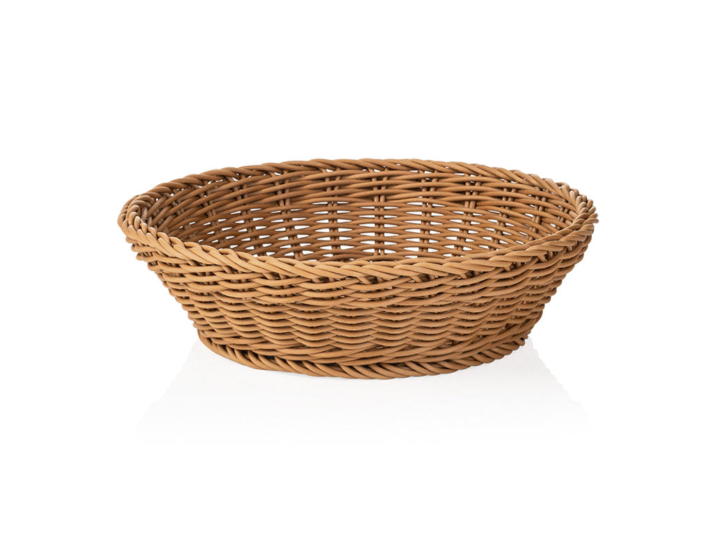 Brødkurv Beige Ø29 cm H7 cm Weaver Pro