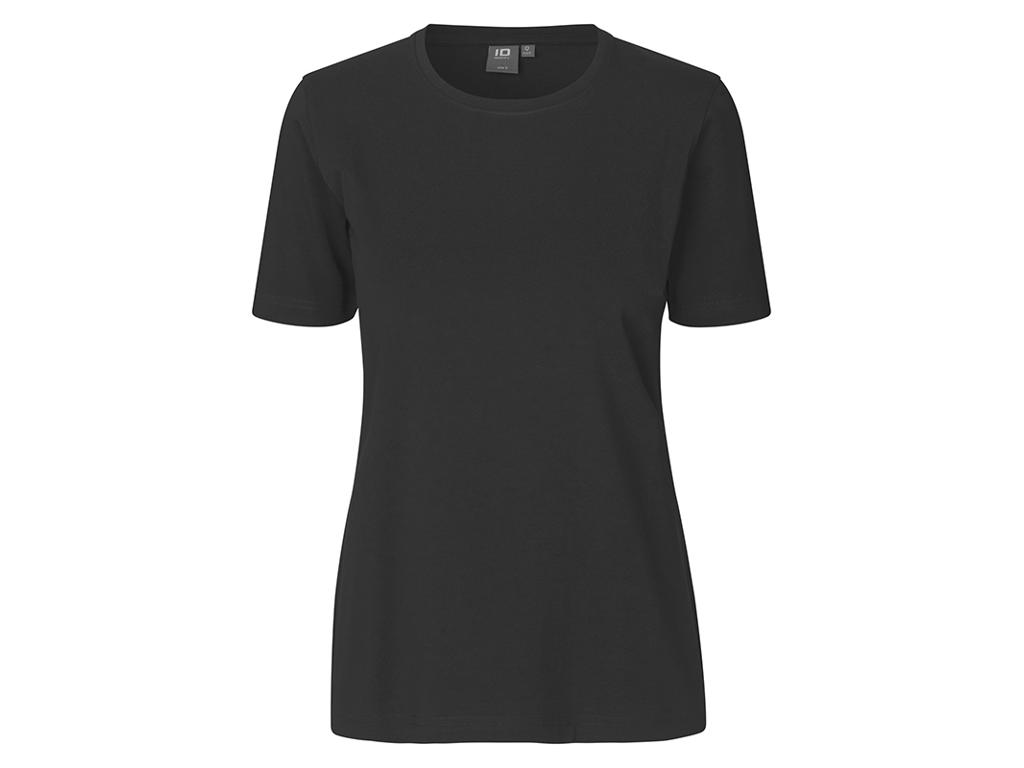 T-Shirt Stretch Komfort Dame Sort XXL