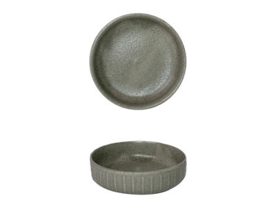 Skål Lav Ø9 cm Grå Gordion