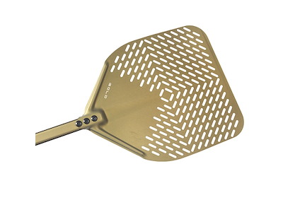 Pizzaspade 36x36 cm perf. 150 cm Gold