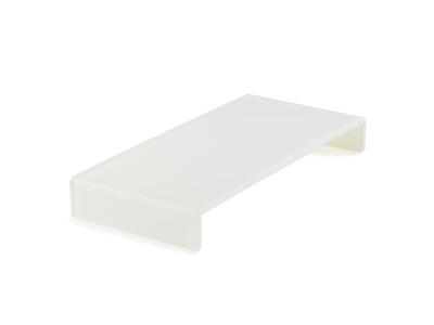 Bakke Stabelbar 39,5x19,5 cm Hvid Mealplak