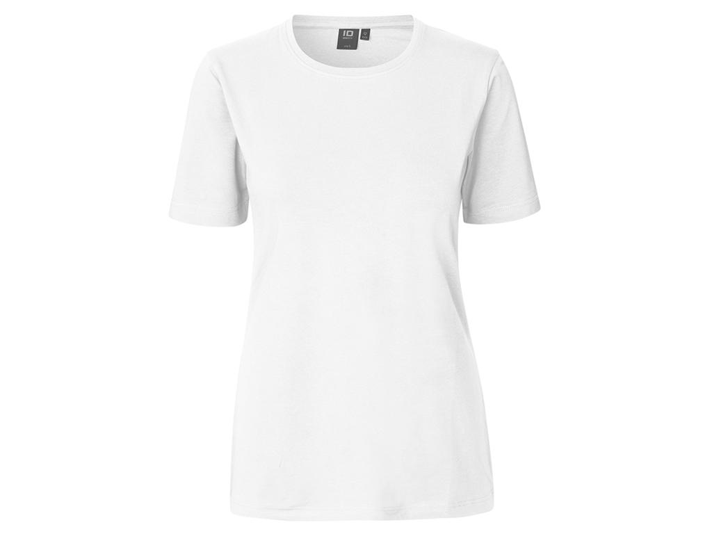 T-Shirt Stretch Komfort Dame Hvid S