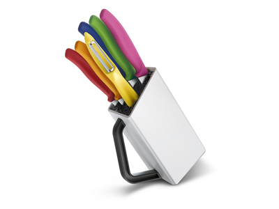 Knivblok med indhold, Victorinox, 6 dele