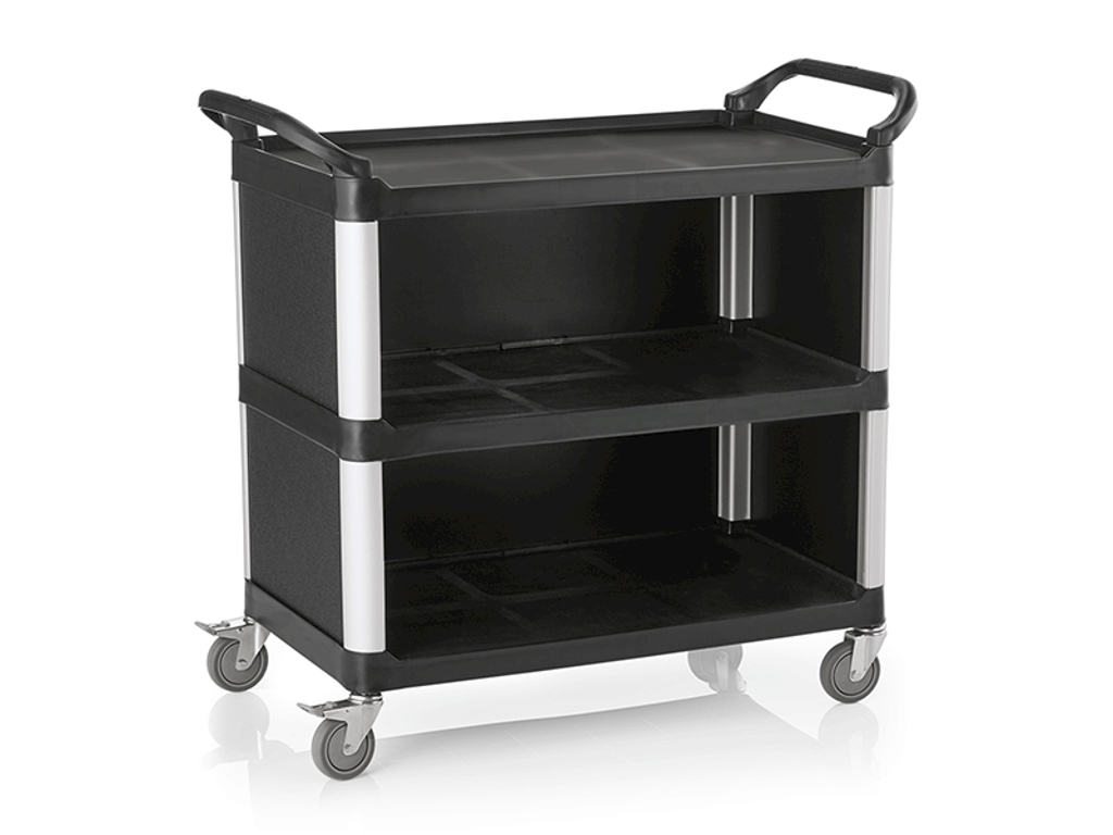 Rullebord 3 niveauer sort 