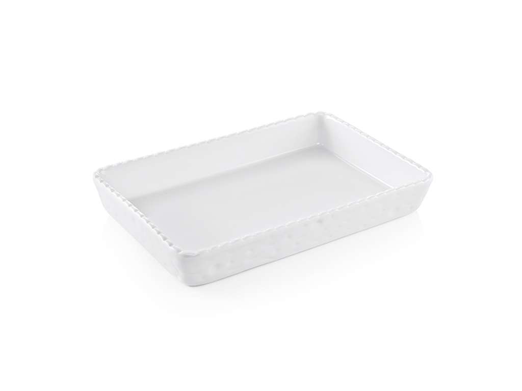 Ildfast fad porcelæn 32x21,5x4,5