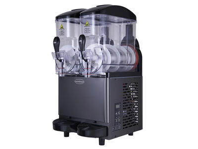 Combisteel slush ice maskine 2x12 L i sort