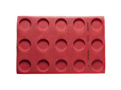 Bageform Formasil 15 styk rund