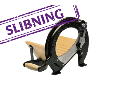 Brødmaskinekniv slebet