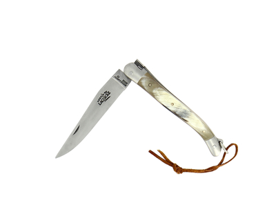 Foldekniv, 11 cm, Laguiole Tradition, Skæfte af Aubrac-horn