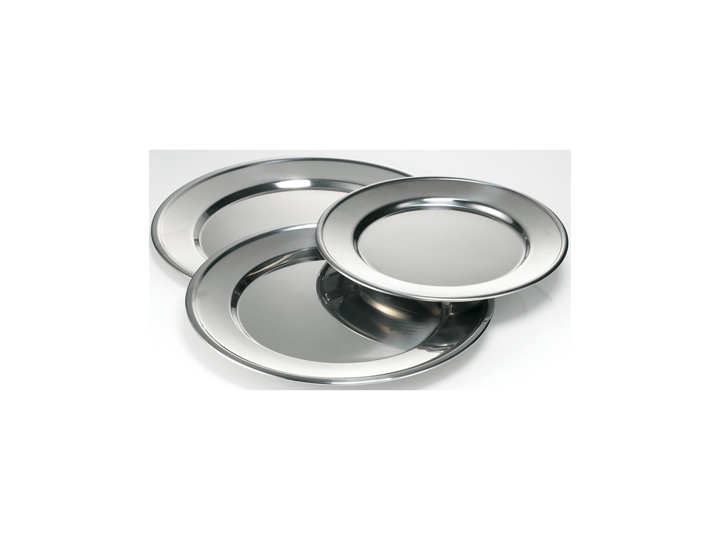 Fad, rundt rustfrit 36 cm