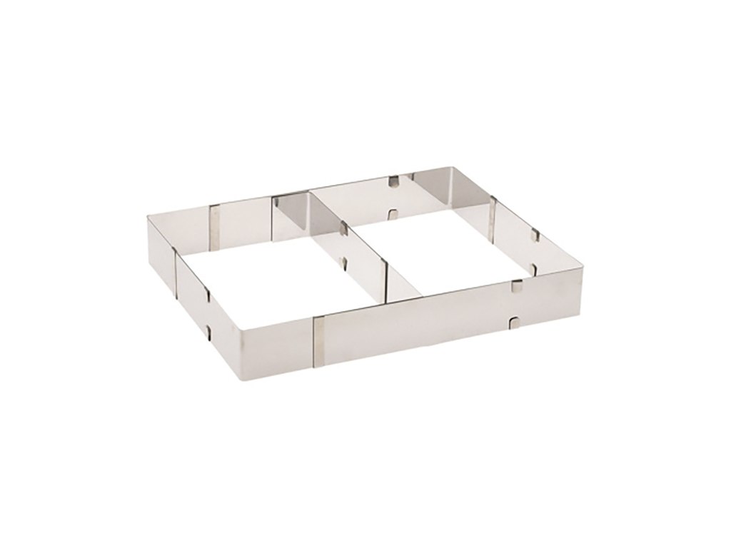 Bageform m/instilbar opdeling 525x340x50
