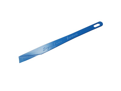 Scaritech ridsekniv til brød i blå