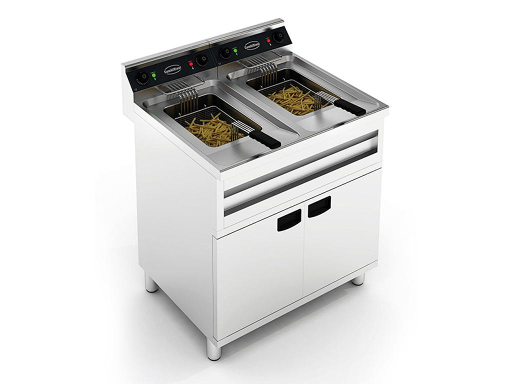 Friture 2x12 ltr. EL 2 x 6 kW