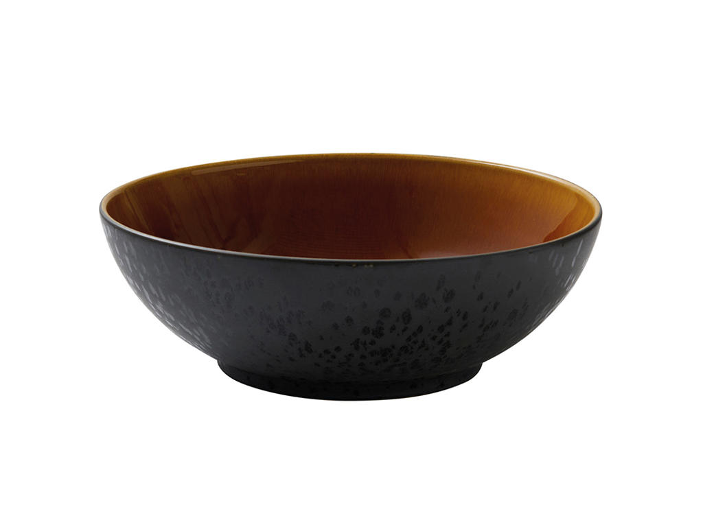 Salatskål Ø30 cm Sort/Amber Bitz