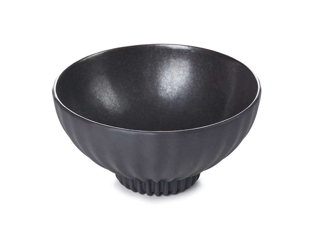 Skål 28 cl Sort Glat Pekoe