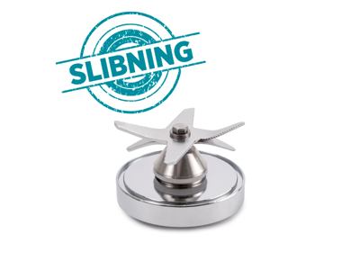 Blenderkniv , dobbelt slebet    