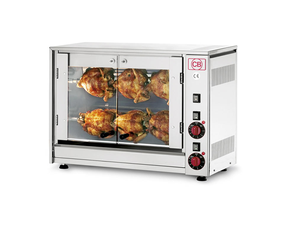 Kyllingegrill 2 spyd 6 kyllinger el