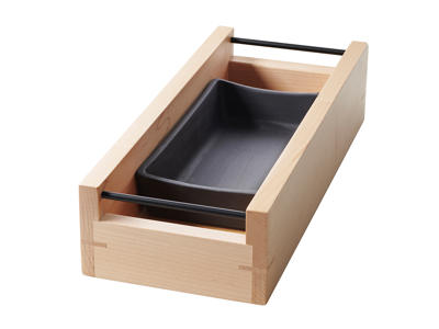 Opbevaringskasse Brød 32,5x13 cm Ahorn En Scene