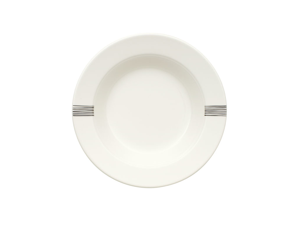 Black Lines Day Tallerken dyb 230 mm