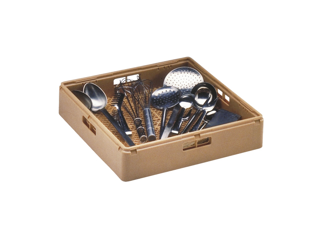 Opvaskebakke til bestik 1 stk BEIGE