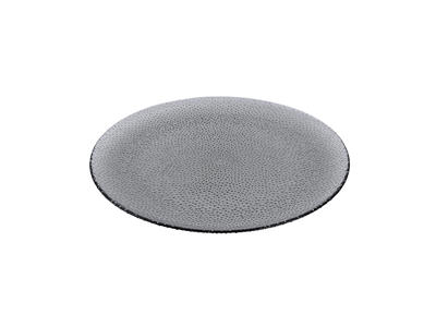 RAW Tallerken Glas Ø22,5 cm Smoke